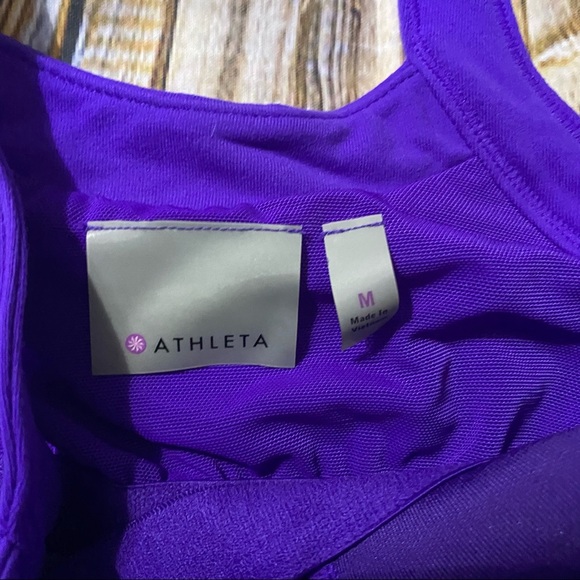 Athleta Purple Scrunch Athletic Tank Top - Picture 5 of 6